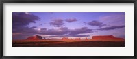 Monument Valley with Purple Sky, Arizona Fine Art Print