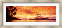 Sunset, Huahine Island, Tahiti Fine Art Print