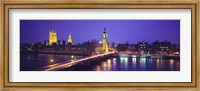 England, London, Parliament, Big Ben Fine Art Print