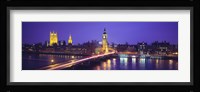 England, London, Parliament, Big Ben Fine Art Print