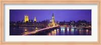 England, London, Parliament, Big Ben Fine Art Print