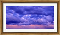 Switzerland, clouds, cumulus, storm Fine Art Print