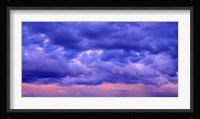 Switzerland, clouds, cumulus, storm Fine Art Print