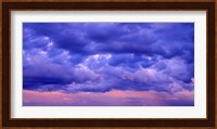 Switzerland, clouds, cumulus, storm Fine Art Print