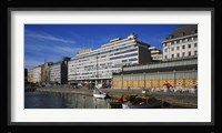 Buildings at the waterfront, Palace Hotel, Helsinki, Finland Fine Art Print