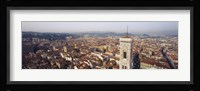 Aerial view of a city, Florence, Tuscany, Italy Fine Art Print