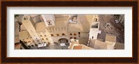 High angle view of houses, San Gimignano, Tuscany, Italy Fine Art Print