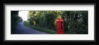 Phone Booth, Worcestershire, England, United Kingdom Fine Art Print