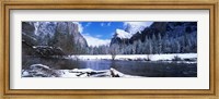 USA, California, Yosemite National Park, Flowing river in the winter Fine Art Print