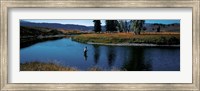 Trout fisherman Slough Creek Yellowstone National Park WY Fine Art Print