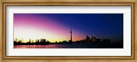 CN Tower SkyDome Toronto Ontario Canada Fine Art Print