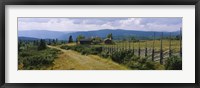 Farmhouses in a field, Gudbrandsdalen, Oppland, Norway Fine Art Print