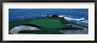 Pebble Beach Golf Course 8th Green Carmel CA Framed Print