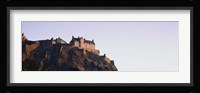 Low angle view of a castle on top of a hill, Edinburgh Castle, Edinburgh, Scotland Fine Art Print