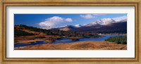 Lake on mountainside, Loch Tulla, Rannoch Moor, Argyll, Scotland Fine Art Print