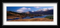 Lake on mountainside, Loch Tulla, Rannoch Moor, Argyll, Scotland Fine Art Print