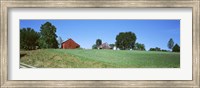 Barn in a field, Missouri, USA Fine Art Print