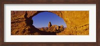 Blue Sky through Stone Arch, Arches National Park, Utah Fine Art Print