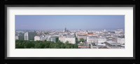 Austria, Vienna, High angle view of the city Fine Art Print