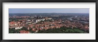Aerial view of a cityscape, Prague, Czech Republic Fine Art Print