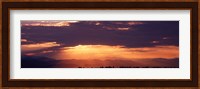 Sunset over Rocky Mts from Daniels Park  CO USA Fine Art Print