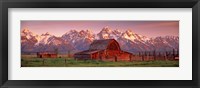 Barn Grand Teton National Park WY USA Framed Print
