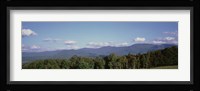 High angle view of a mountain range, Green Mountains, Stowe, Vermont, New England, USA Fine Art Print