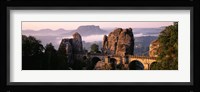 Bastei, Saxonian Switzerland National Park, Germany Fine Art Print