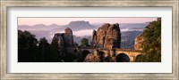 Bastei, Saxonian Switzerland National Park, Germany Fine Art Print