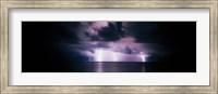 Lightning Bolts Over Gulf Coast, Florida, USA Fine Art Print