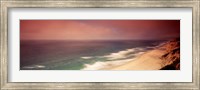 Waves Crashing Into Stormy Coast, San Mateo, California, USA Fine Art Print