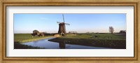Windmill, Schermerhorn, Netherlands Fine Art Print