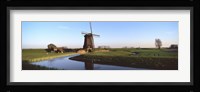 Windmill, Schermerhorn, Netherlands Fine Art Print