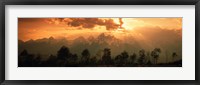 Dawn Teton Range Grand Teton National Park WY USA Fine Art Print