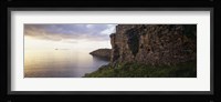 Castle at the waterfront, Duntulm Castle, Isle Of Skye, Scotland Fine Art Print