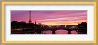 Sunset, Romantic City, Eiffel Tower, Paris, France Fine Art Print