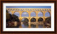 Aqueduct, Pont Du Gard, Provence-Alpes-Cote d'Azur, France Fine Art Print