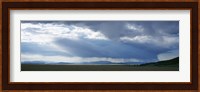 Storm cloud over a landscape, Weston Pass, Colorado, USA Fine Art Print