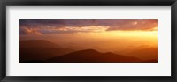 Sunset Over Great Smoky Mountains, North Carolina Fine Art Print