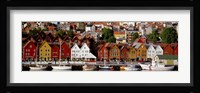 Harbor in Bergen, Norway Fine Art Print