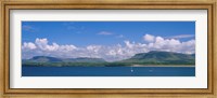High angle view of a sailboat, Donegal Bay, Republic of Ireland Fine Art Print