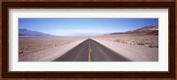 USA, California, Death Valley, Empty highway in the valley Fine Art Print