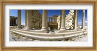 Ruins of a temple, Parthenon, The Acropolis, Athens, Greece Fine Art Print