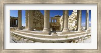 Ruins of a temple, Parthenon, The Acropolis, Athens, Greece Fine Art Print