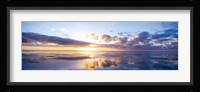 Sunrise On Beach, North Sea, Germany Fine Art Print