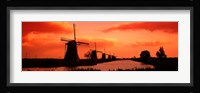 Windmills Holland Netherlands Fine Art Print