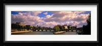 France, Paris, Seine River Fine Art Print