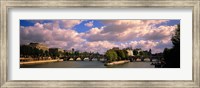 France, Paris, Seine River Fine Art Print