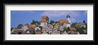 Buildings on a hill, Altensteig, Black Forest, Germany Fine Art Print