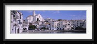 Buildings On The Waterfront, Cadaques, Costa Brava, Spain Fine Art Print